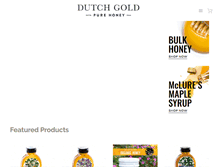 Tablet Screenshot of dutchgoldhoney.com